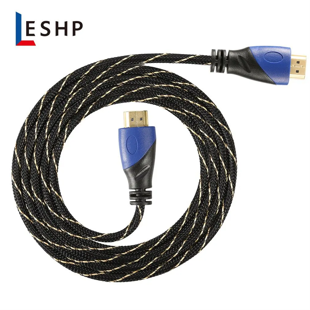 

LESHP High Speed 3Meters/10ft HDMI-compatible 4Kx2K High Definition Cable 5 PCS Supports 3D & Audio Return Channel