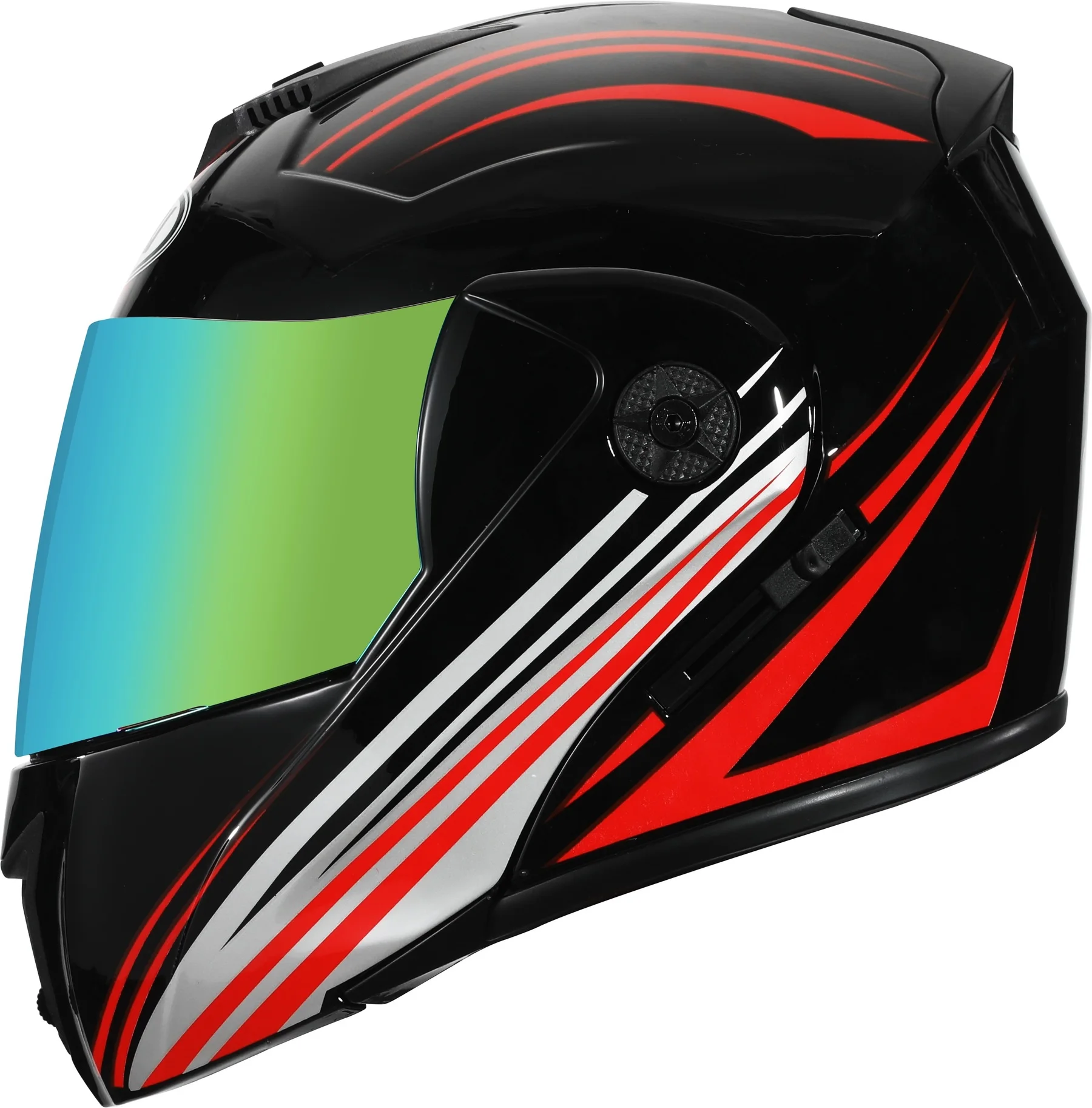 

full face Motorcycle helmet with Double sun visor racing flip up motorbike helmet Women man flip up casco motocross helmets