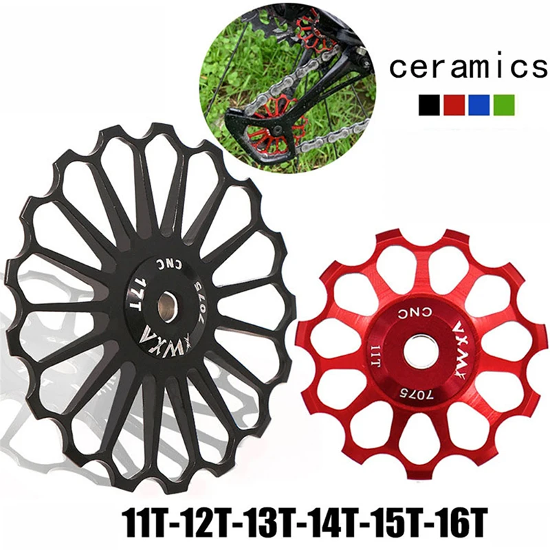 

Велосипедный керамический шкив, Алюминиевый задний переключатель передач, подшипник Jockey Wheel