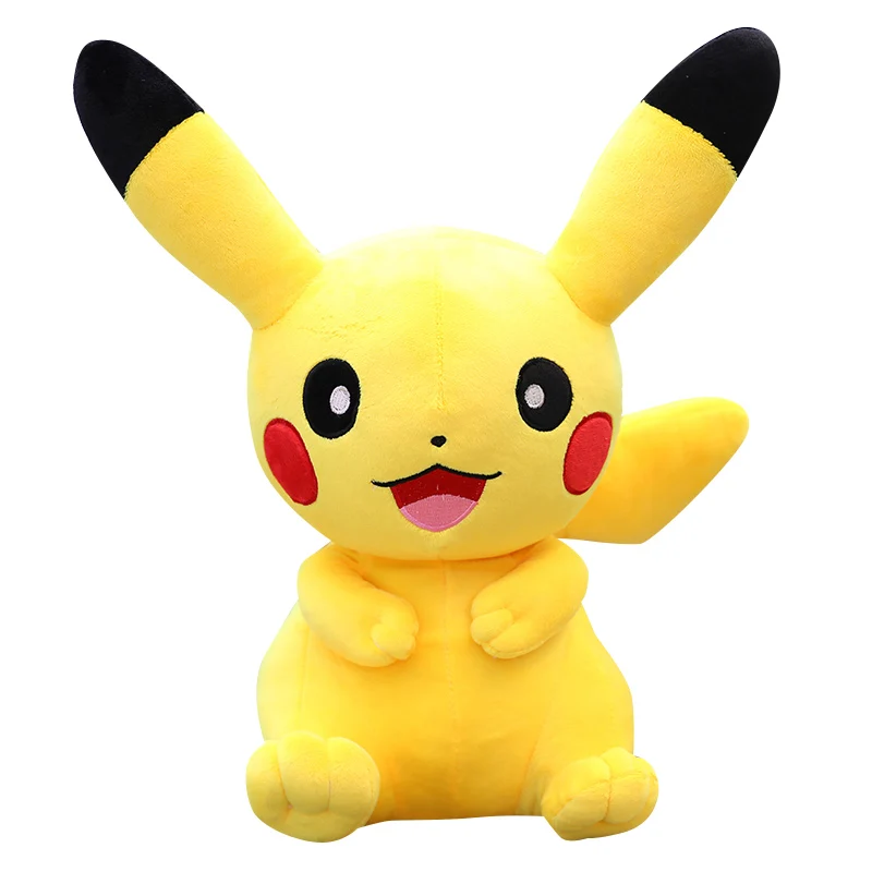 sit pikachu 28cm Пикачу Бульбазавр Squirtle Charmander Мягкая Игрушка коллекция хобби кукла аниме периферийная плюшевая кукла рождественский подарок для детей - Цвет: sit pikachu 28cm