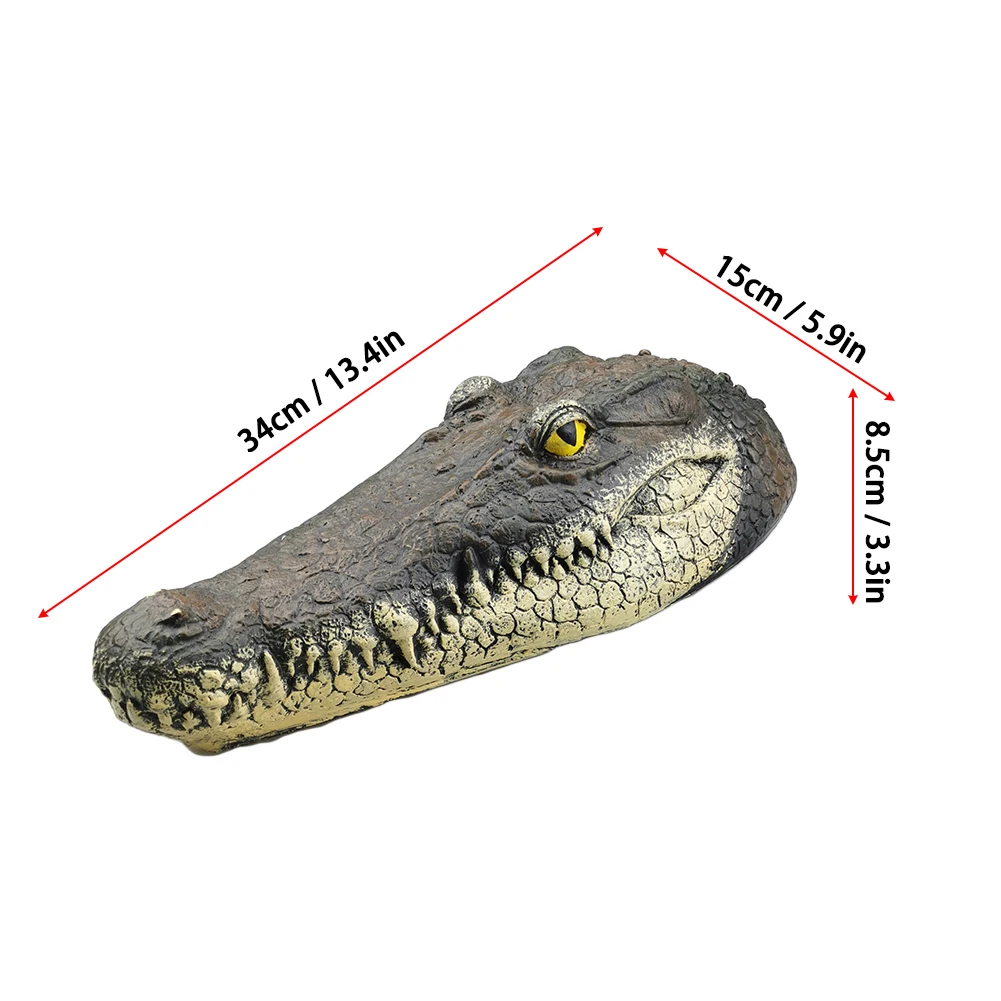 Плавающая головка крокодила с дистанционным управлением реалистичный