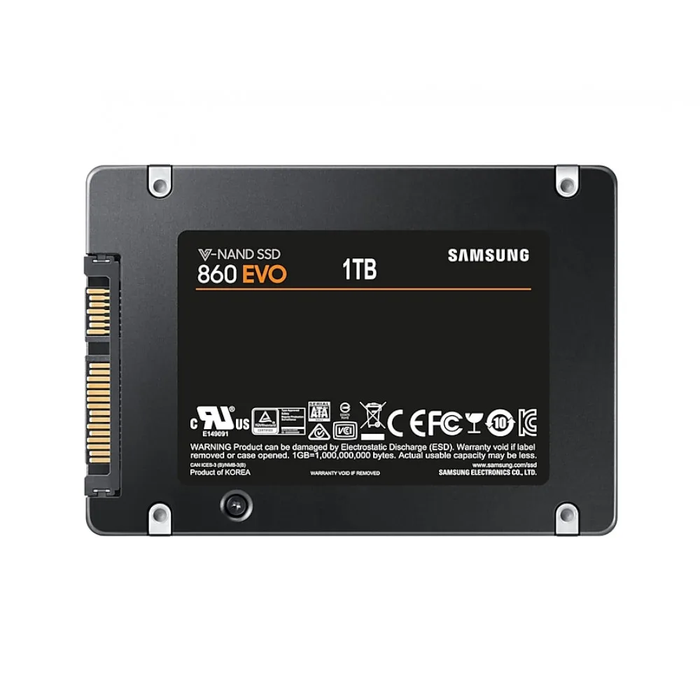 SSD накопитель Samsung 1Tb 860 EVO Series MZ-76E1T0BW SATA3.0 7mm MGX V-NAND | Компьютеры и офис