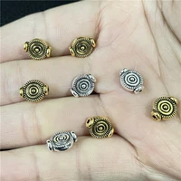 junkang 30pcs loose beads thread perforation spacer connector jewelry making diy handmade bracelet necklace earring accessories