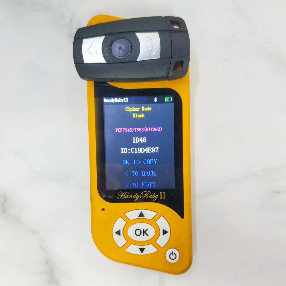 Смарт пульт дистанционного управления KEYECU с 3 кнопками 315 МГц/433 МГц/315LP/868 МГц PCF7953