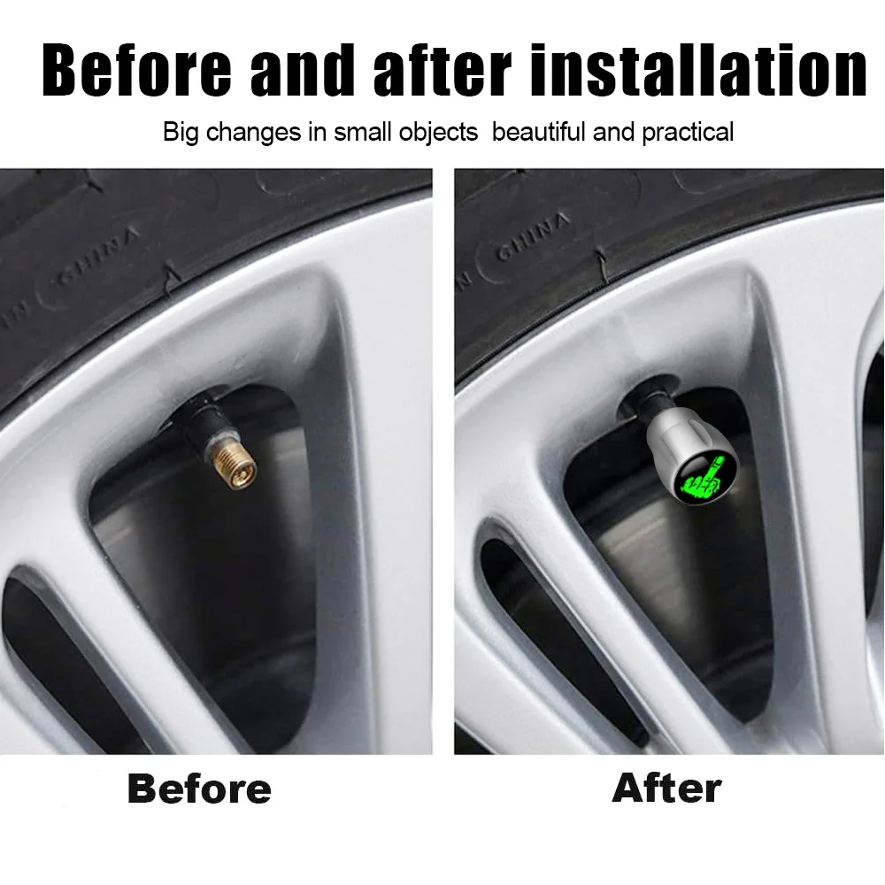 AUTCOAT 4 шт./компл. стиль средних пальцев крышки стержня вентиля шины устойчивый к