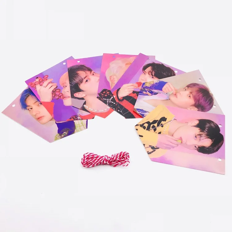 Bangtan Boys Лига подвесной флаг новая альбом возврата фото карты плаката фото подвесная картина официальный вокруг одной и той же paragra