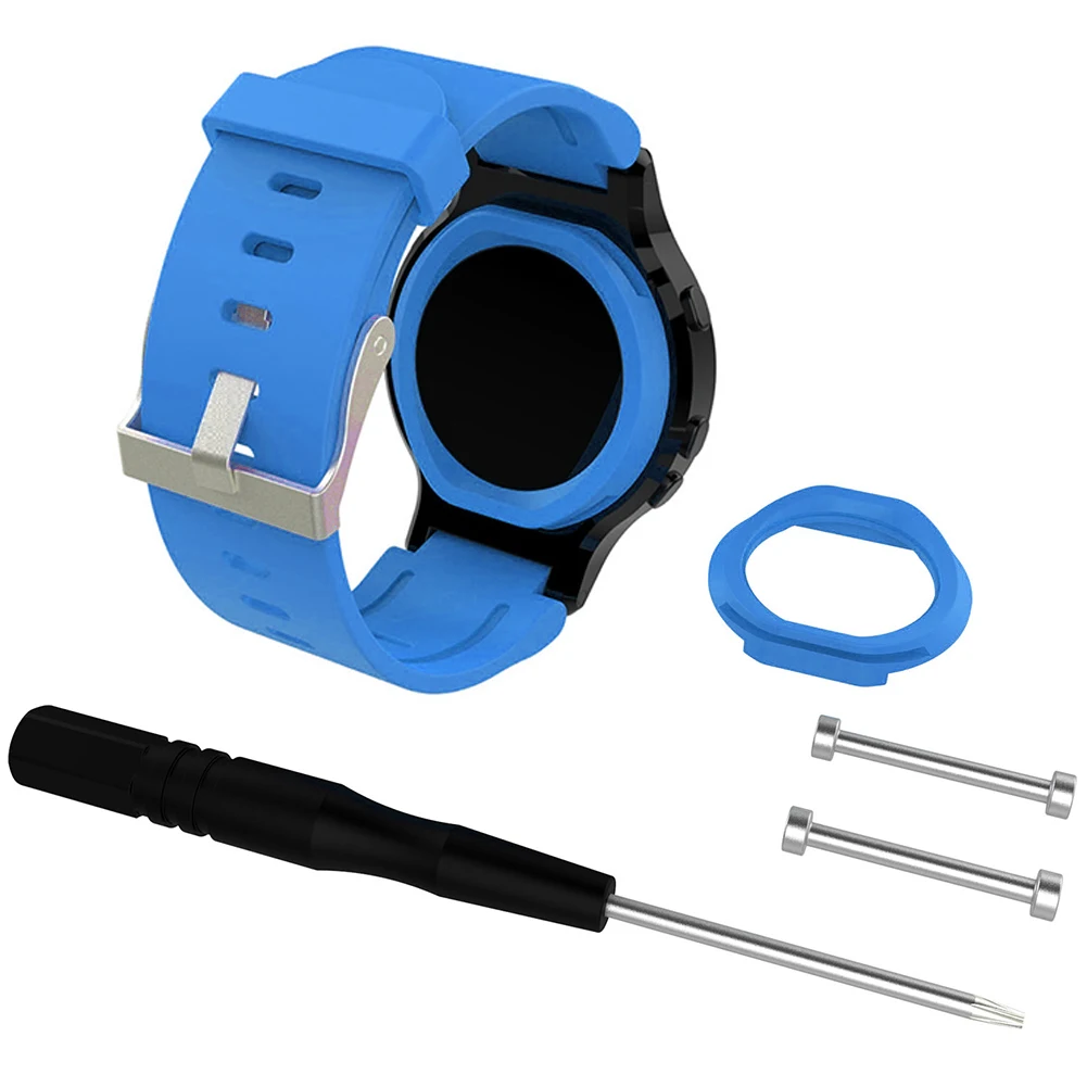Blue Для Garmin Forerunner 225 ремешок для часов мягкий силиконовый сменный Браслет для наручных часов Garmin Forerunner 225 ремешок для часов - Цвет: Blue