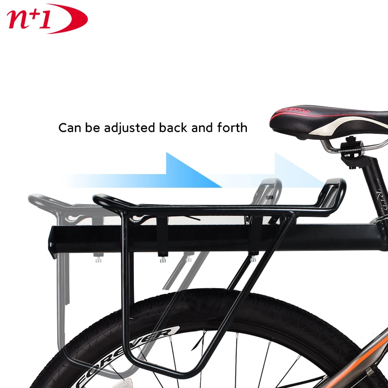 

Bicycle Luggage Carriers Cargo Seat Post Carrier Rear Rack Fender Aluminum Alloy Frame Carrier Holder Mount Bicycle Pannier Rack
