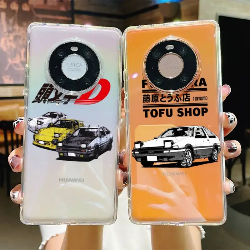 

INITIAL D AE86 Phone Case For Huawei P 20 30 40 pro lite Psmart2019 Honor 8 10 20 Y5 6 2019 Nova3E