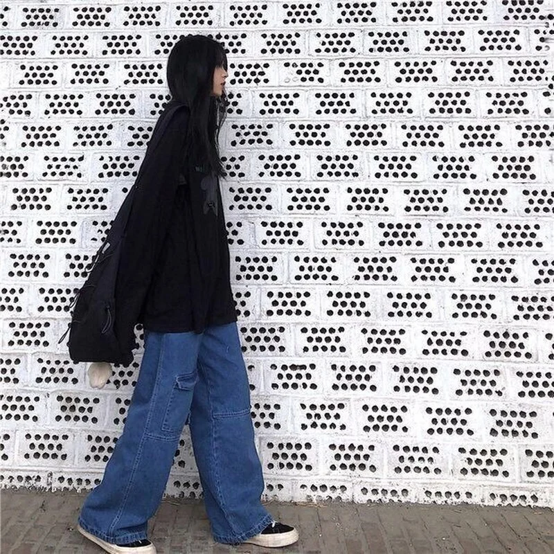 Джинсы женские с завышенной талией дизайнерские базовые винтажные хипстерские