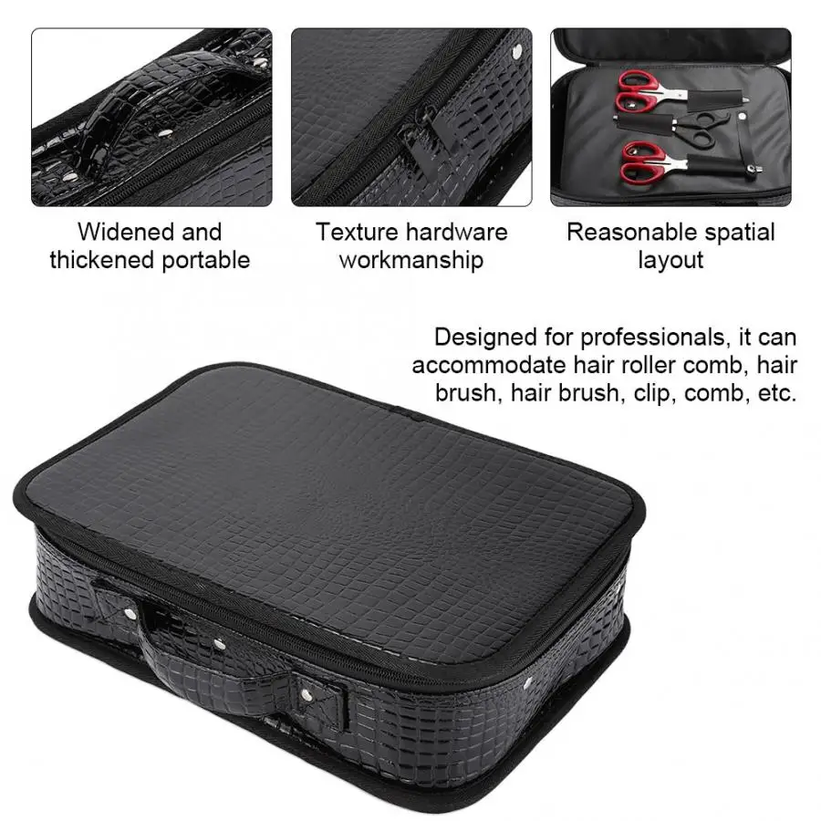 Портативный парикмахерский инструмент сумка для хранения Ножницы гребень зажим