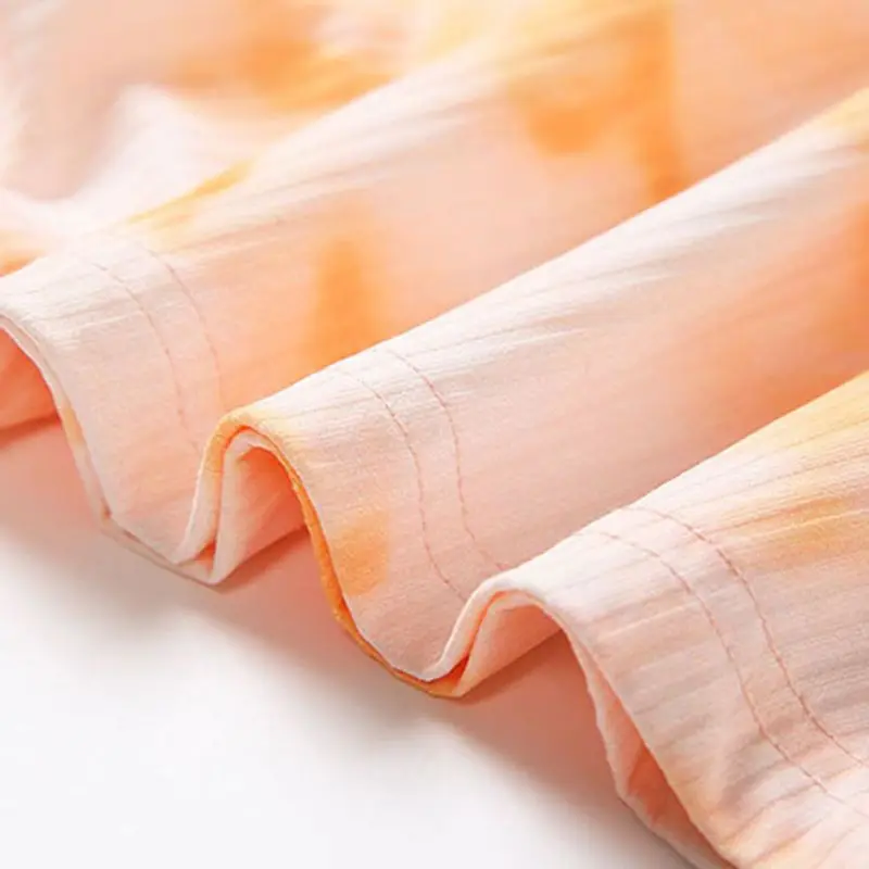 

Women Spaghetti Strap Sexy Low Collar Bodycon Mini Dress Gradient Tie-Dye Backless Ribbed Irregular Hem Ruched Drawstring Party