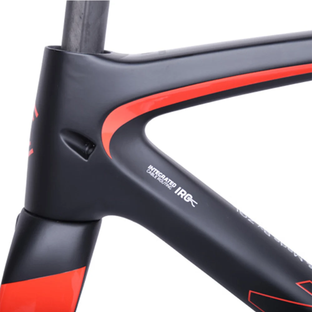 ZGL V Brake Road Bicycle Frame Orange/Black/Pink 430/470/500/530 mm T800 Carbon Fibre Racing Cycling Tool Equipment | Спорт и