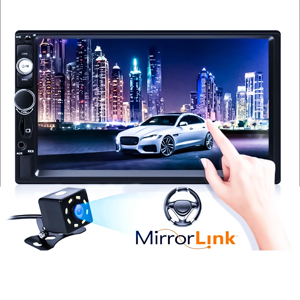 Универсальный 2 din Автомобильный мультимедийный плеер авторадио 2din стерео 7