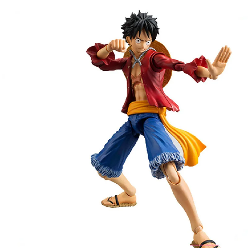 Кукла Луффи из аниме ONE PIECE может сменить руку и голову подвижная 17 см ПВХ