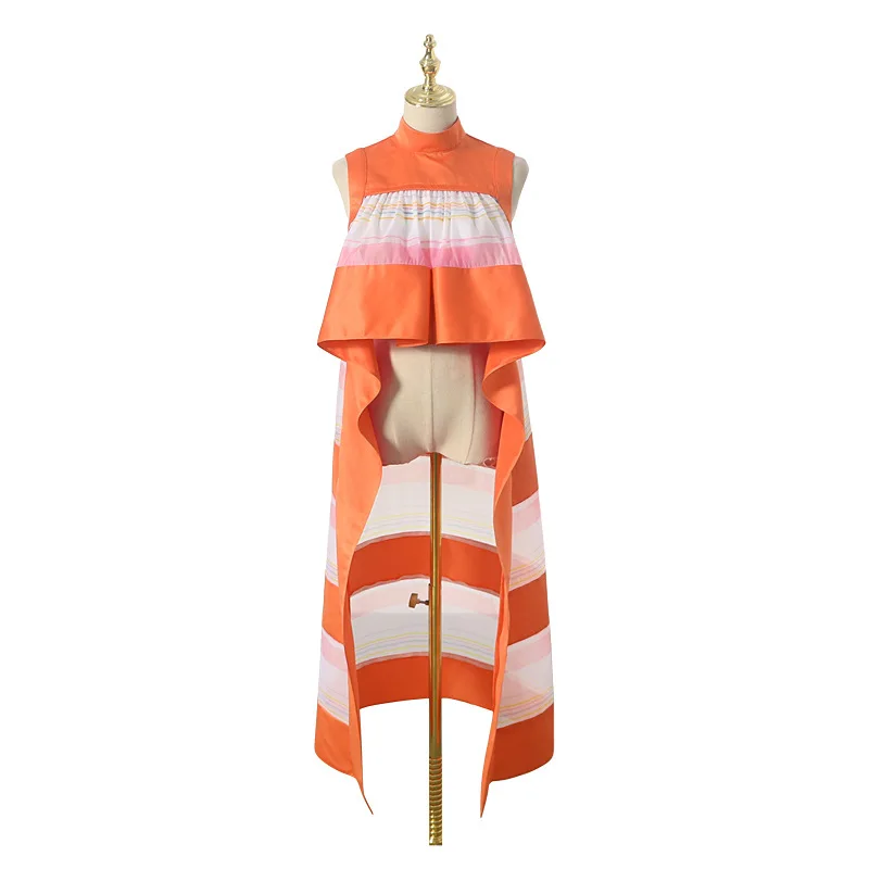 

New 2021 Women Blouse Sleeveless Transparent Sexy Women Shirt Patchwork Ruffle Long Shirt Irregular Ladies Tops Spring Summer