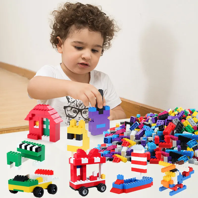 Детские Классические строительные блоки набор городских кирпичей игрушки для