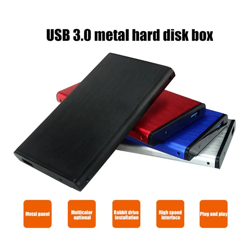Portable USB 3.0 5Gbps 2.5inch SATA HDD Mobile Hard Disk Drive Case Box for PC | Компьютеры и офис