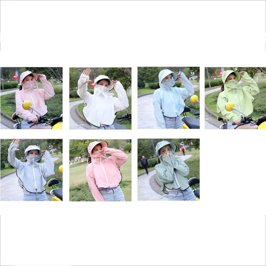 Мода диких цветов с капюшоном Солнцезащитная одежда женская летняя свободная