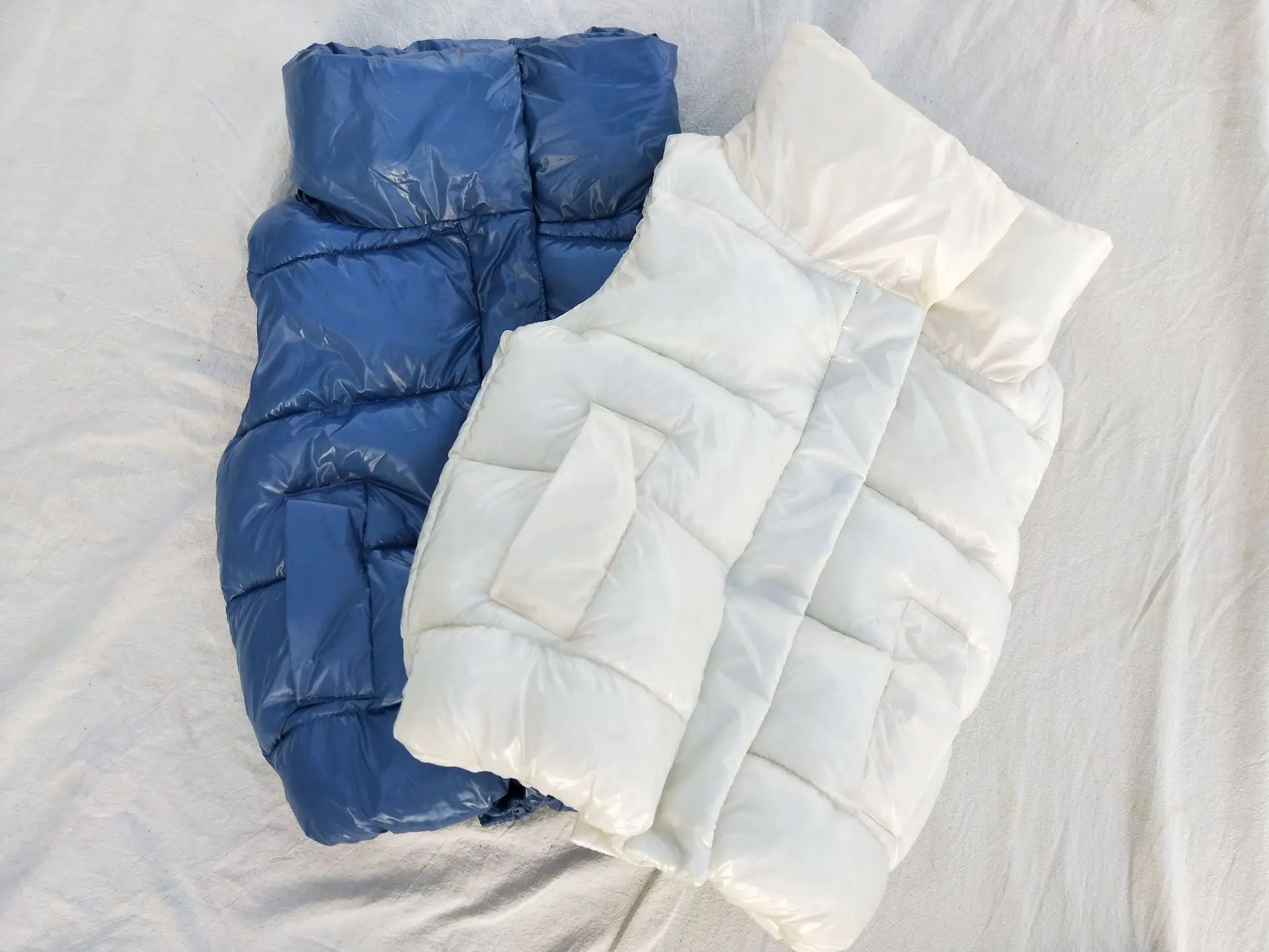 OLEKID/2021 Осеннее зимний детский жилет теплая дутая куртка Блестящий для девочек От