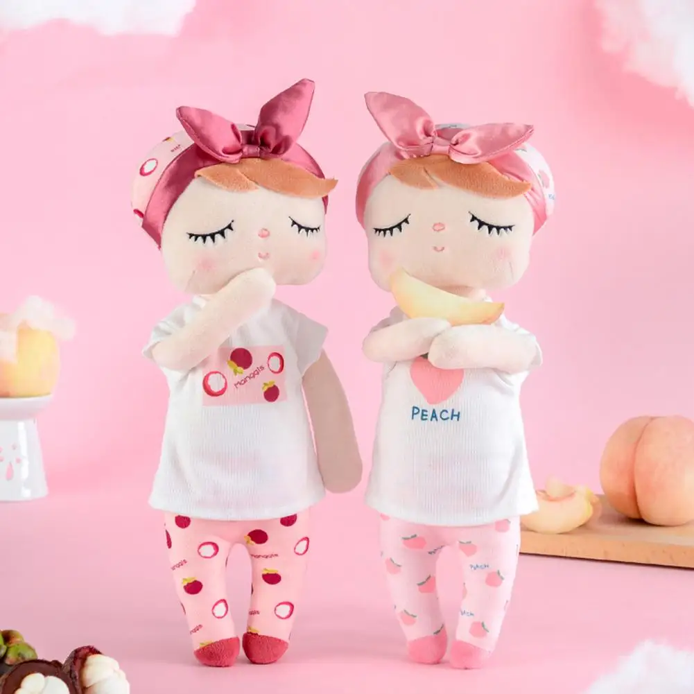 

34cm Cute Girl Soft Plush Doll Stuffed Children Toys Kids Birthday Gift Home Decor