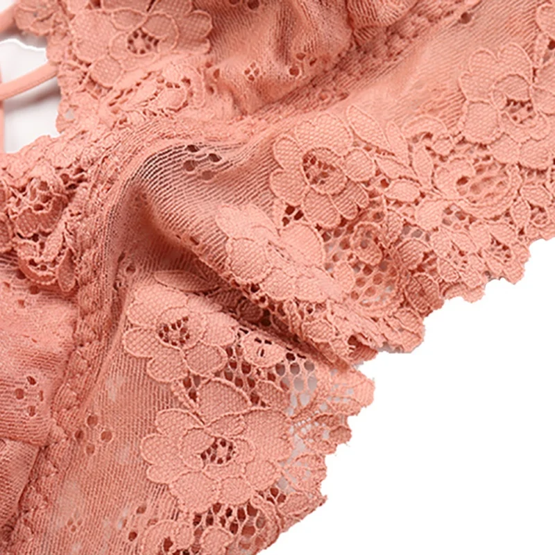 

Fashion Sexy Lace Bra Beauty Back Cross Tank Tops Push Up Padded Women Bra Sexy Lingeries