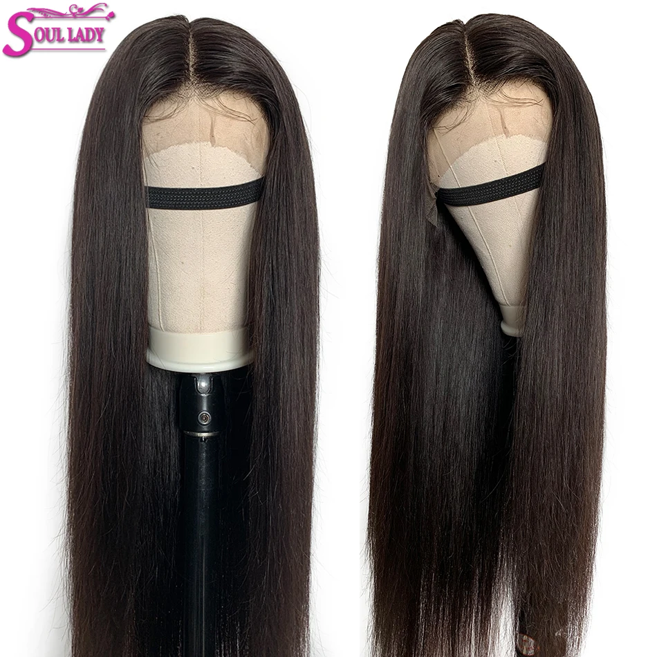 13X6 Синтетические волосы на кружеве парики из натуральных волос Выбеленные узлы