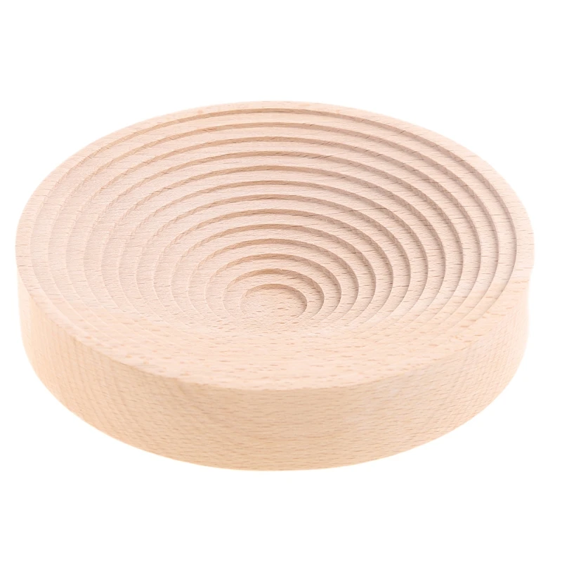 

Creative Breadboard Tray Round/Diamond/Square Wooden Bread Plate Dessert Decor P31E