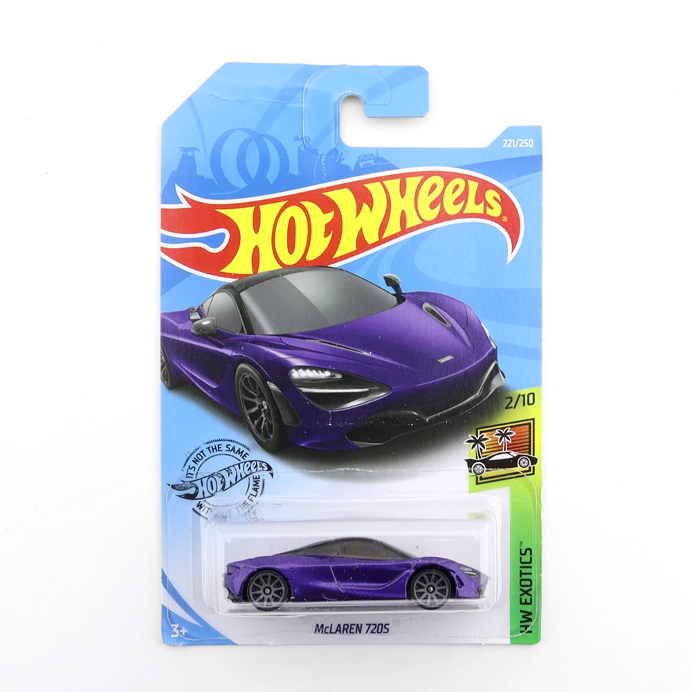

2019-221 Hot Wheels McLAREN 720S Mini Alloy Coupe 1/64 Metal Diecast Model Car Kids Toys Gift