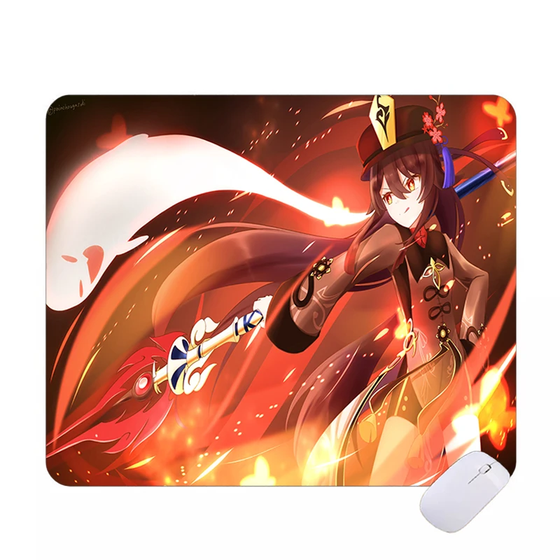 

Genshin Impact 18x22 Small Mouse Pad Gaming Accessories PC Laptop Gamer Mousepad Anime Antislip Table Keyboard Desk Mat Carpet