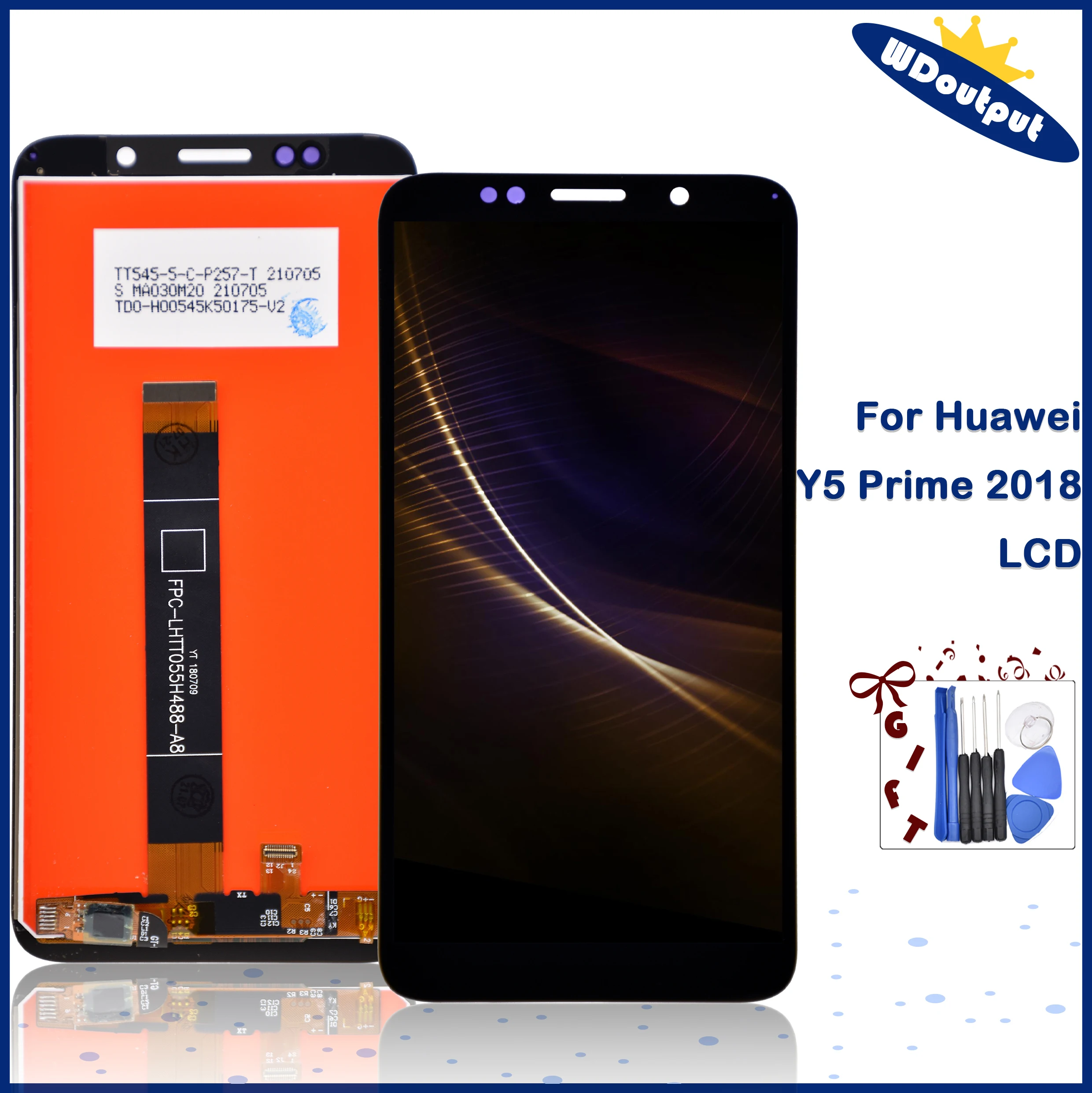 Новый оригинальный сенсорный экран ЖК дисплей для Huawei Y5 Prime 2018 замена в сборе DRA LX3