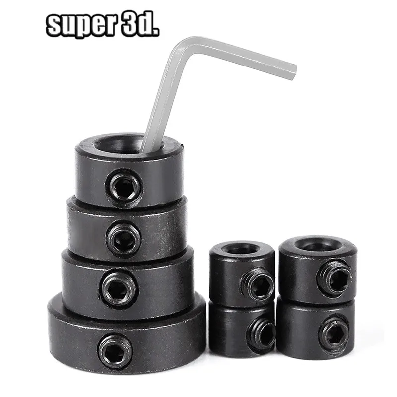 

8Pcs/Set Drill Bit Depth Stop Ring Positioner Collar Locator Tools 3-16mm V Slot Linear Extrusion With Hex Wrench
