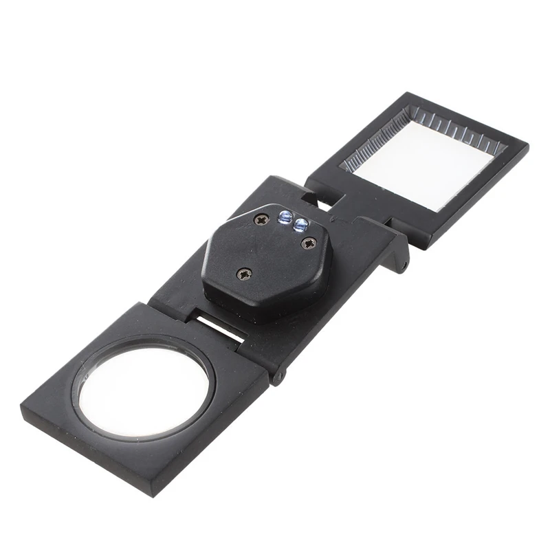 Прецизионный проводной счет Градуированный 5X Лупа светодиодный для фото ткань