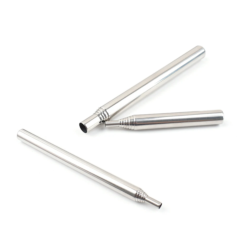 

Fire Blower Stainless Steel 8 Section Telescopic Fire Blow Tube Pipe for Travelling Outdoor Camping Survival Tools