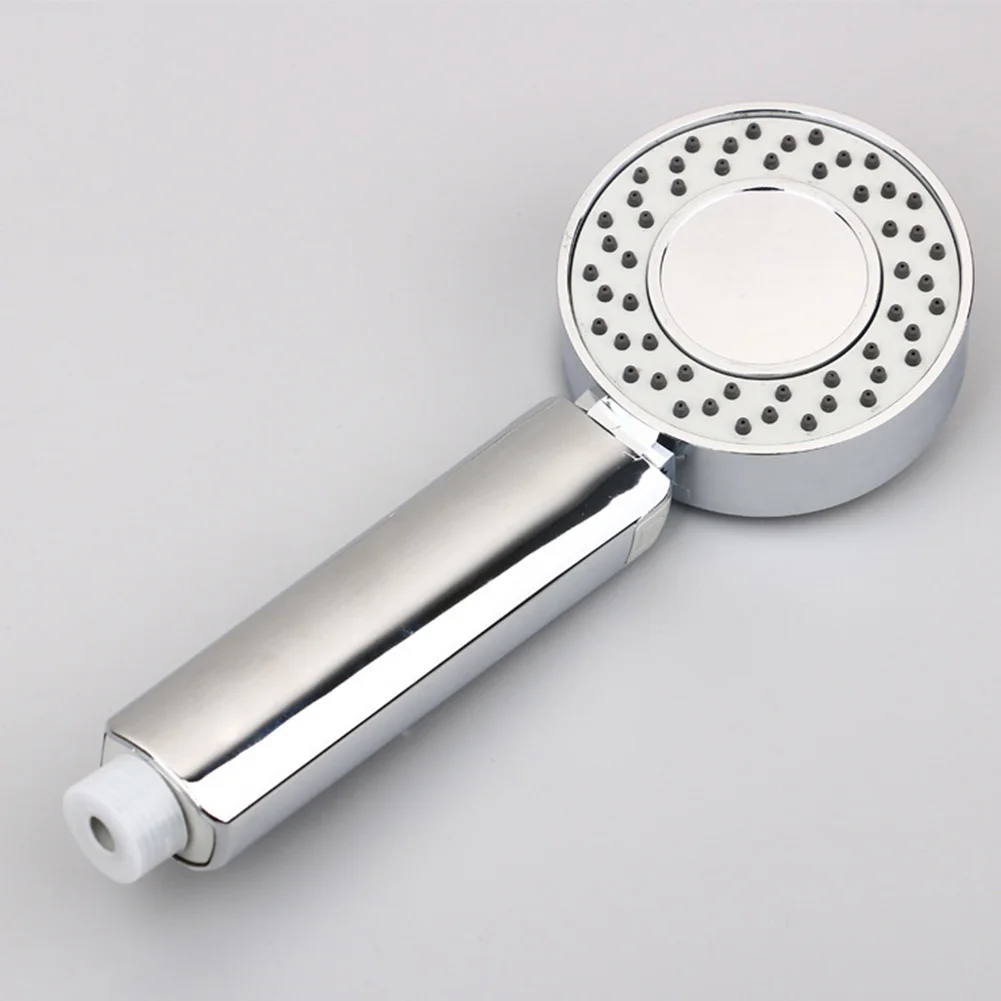 

Double-sided Dual Function Shower Head Water Saving Round ABS Chrome Booster Bath Shower High Pressure Handheld Hand Shower