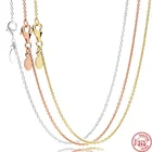 Цепочка с якорем женская из серебра 925 пробы, с подвеской