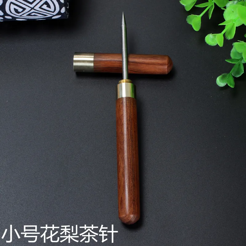 

Sandalwood Metal Tea Knife Needle Ceremony Gift Vintage High Grade Tea Knife Prying Handmade Special Caja De Te Teaware DG50TNC
