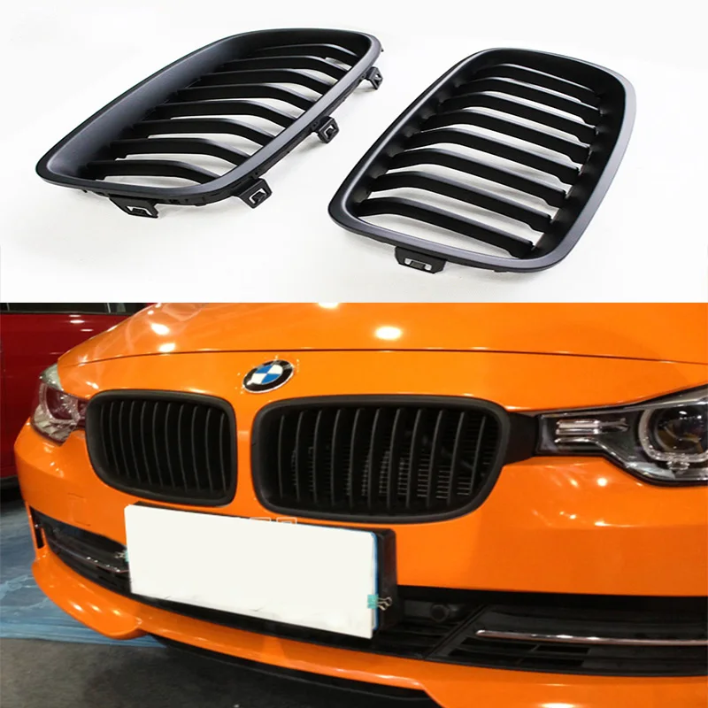 F30 M3 Стиль Матовый Черный ABS автомобильный передний бампер сетка решетка для BMW 2011