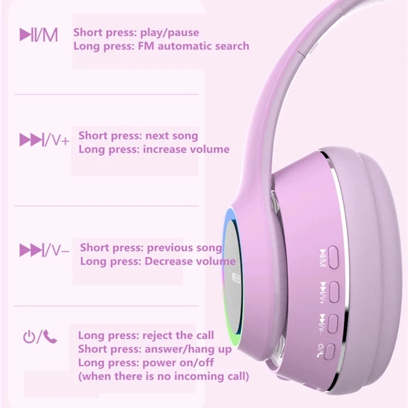 Новое поступление беспроводные наушники со светодиодсветодиодный светкой и