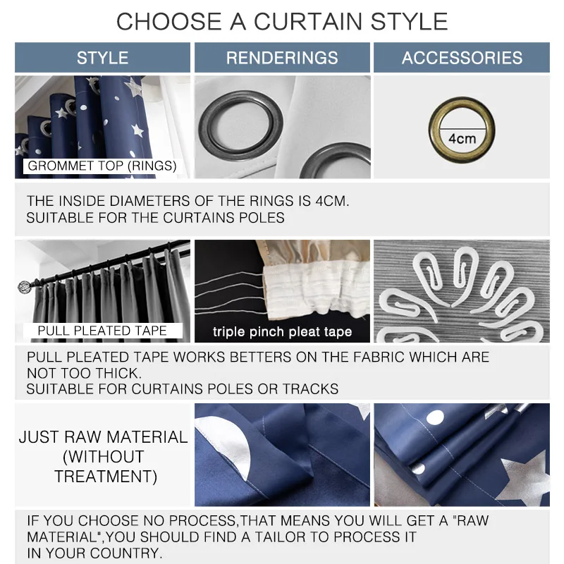 Занавески с Луной и звездами для спальни занавески окон детской гостиной белые