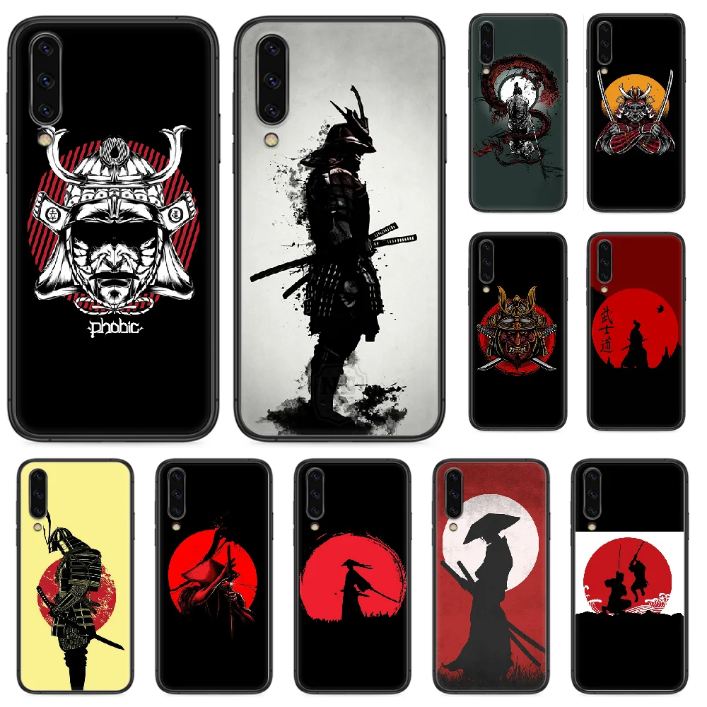 Чехол для телефона с японской маской ниндзя самурая Samsung Galaxy A 5 10 20 3 30 40 50 51 7 70 71 E S 4G