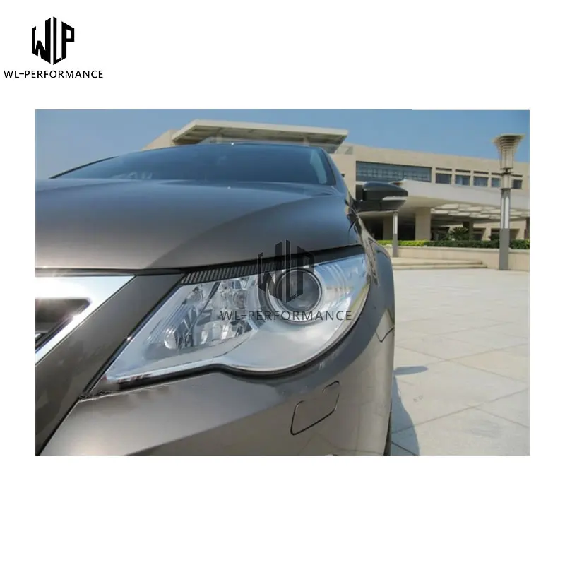 Golf 6 MK6 передняя лампа наклейка на козырек кузова накладка фары век автомобильный