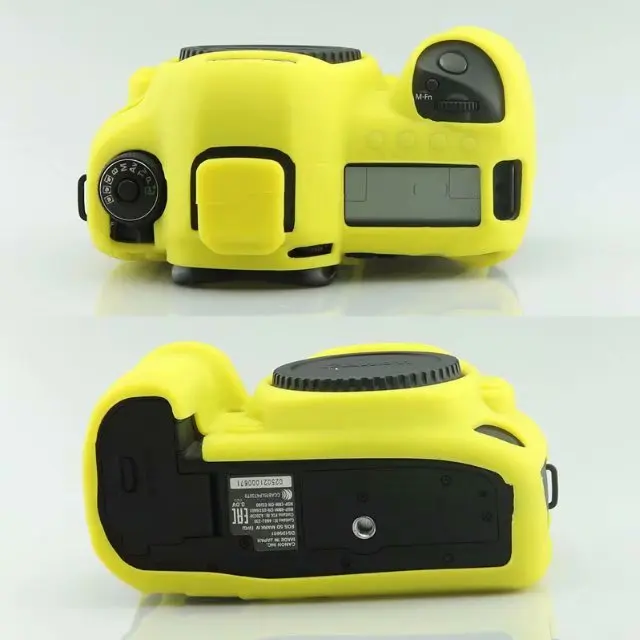 Симпатичный мягкий чехол из силикона и резины кожа брони DSLR Камера Защитный