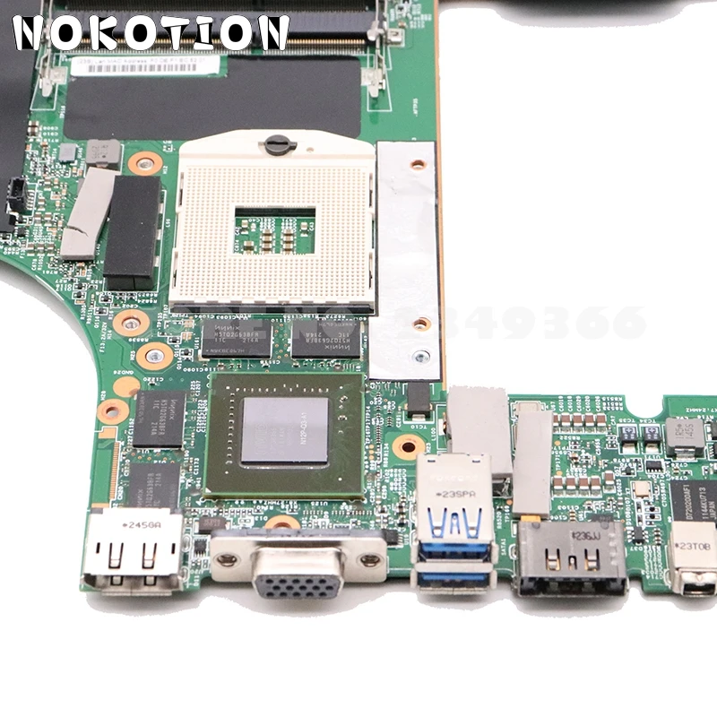 Материнская плата NOKOTION FRU 04W2029 для ноутбука Lenovo Thinkpad W520 материнская 48 4ke27. 051 QM67 DDR3