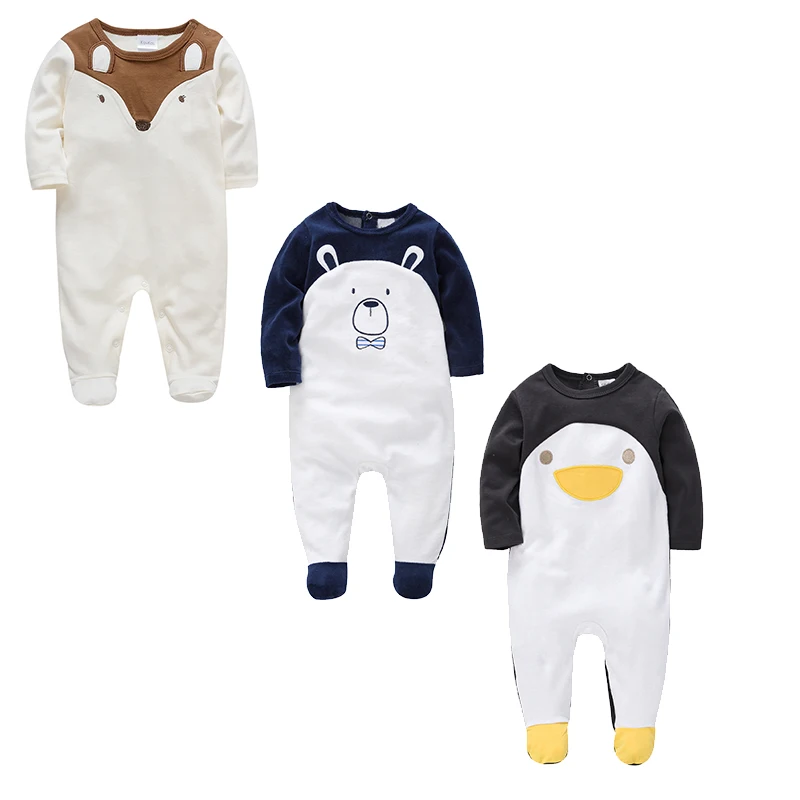 

Honeyzone Hot Sale Fashion Baby Jumpsuit Cotton Baby Boy Romper Mameluco Bebe Pajamas Full Sleeve Baby Boy Clothes Set 0-12m