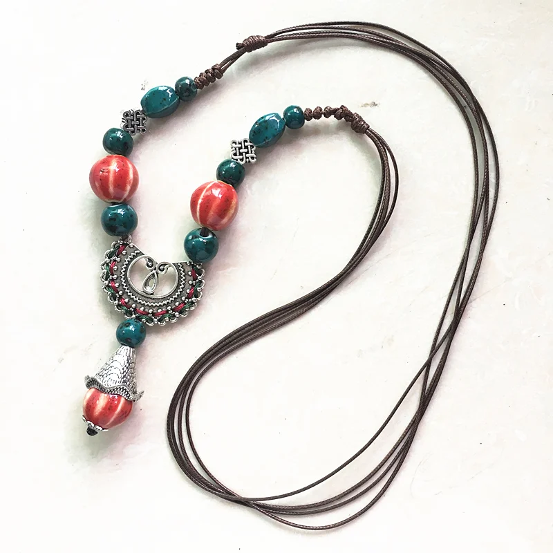 Модные Этнические украшения ручной работы волнистые восковые веревки