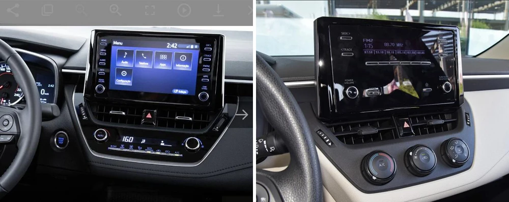 Sinosmart Android 8,1 автомобиль для Toyota Prius Sienna fortuner Corolla- gps навигация радио 2din 2.5D ips/QLED экран