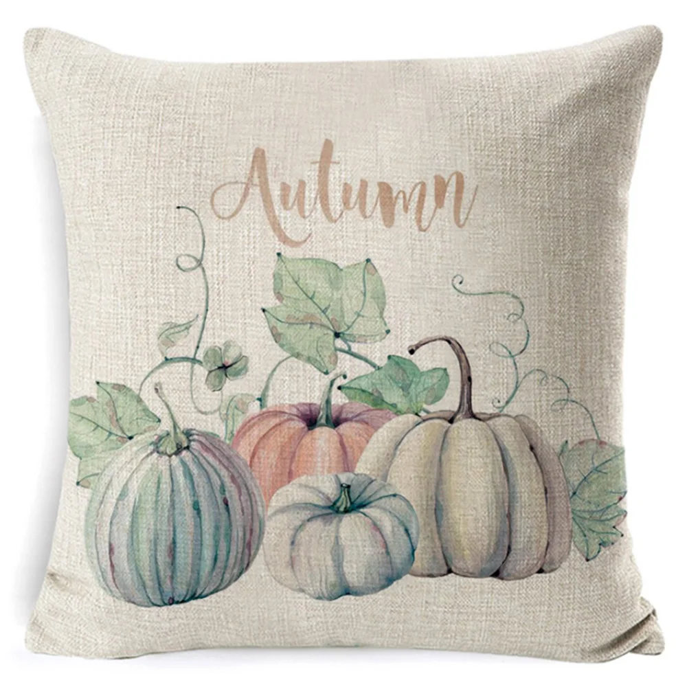 Новые акварельные подушки в виде тыквы Осенние на Хэллоуин День благодарения