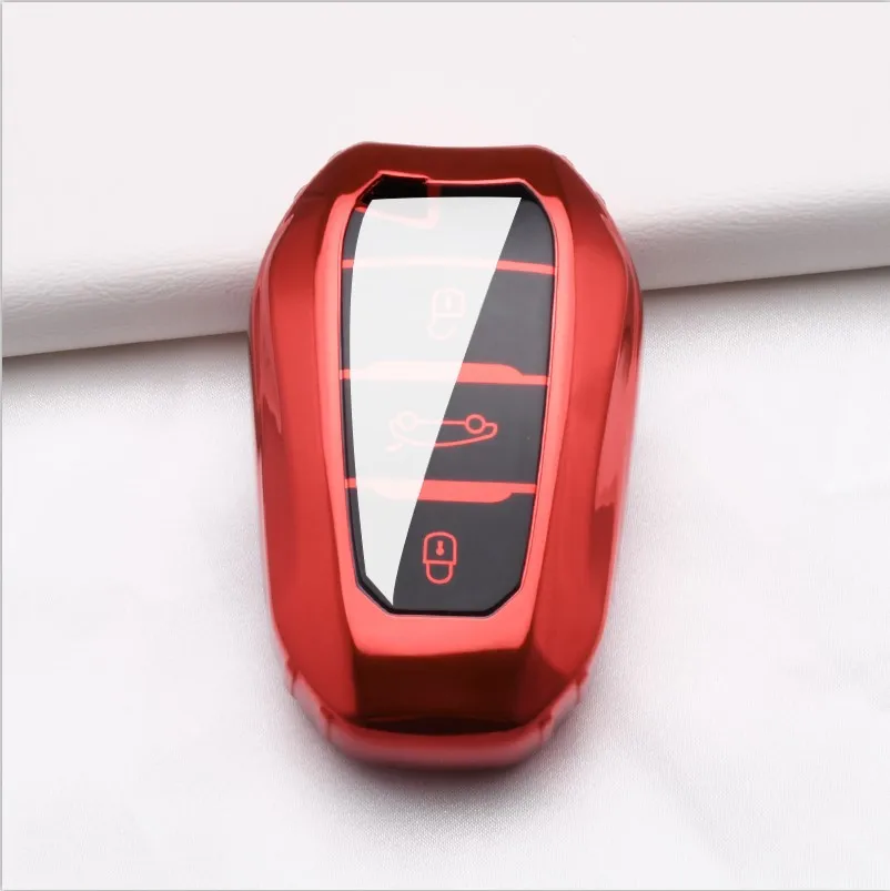 Чехол для ключей из ТПУ Peugeot 407 508 2008 301 5008 3008 4008 408 чехол автомобильного ключа с 3
