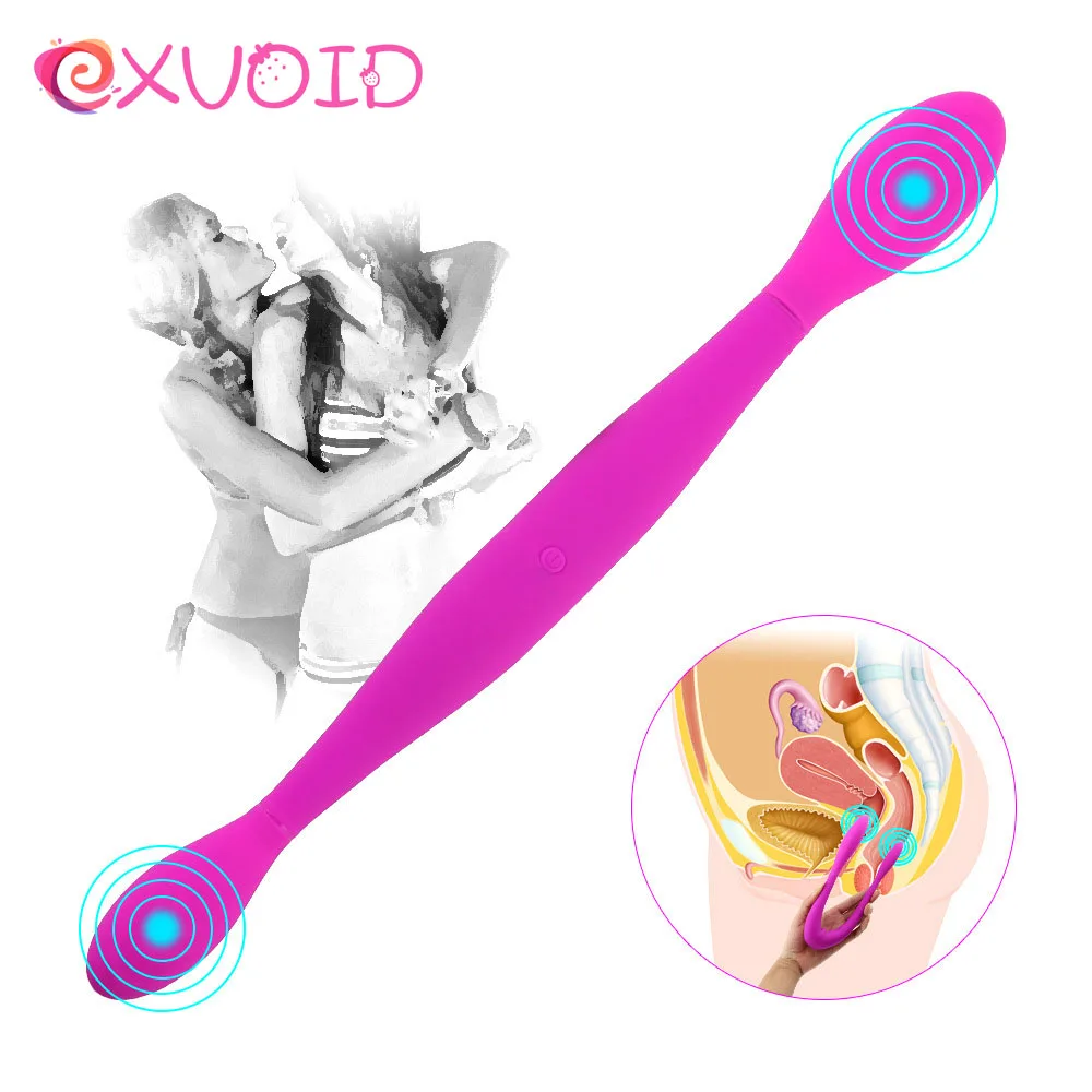 Двухсторонний пенис EXVOID лесбийские игрушки мастурбатор простата точка G